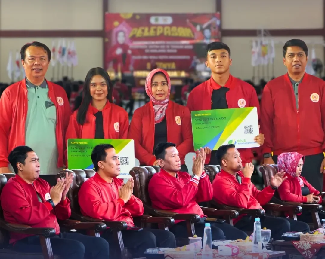 PELEPASAN KONTINGEN PORPROV JATIM IX KOTA MOJOKERTO TAHUN 2025