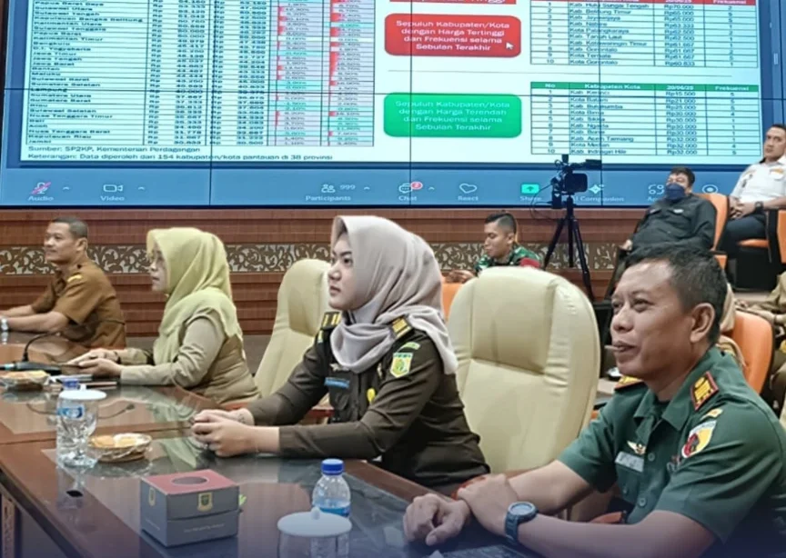 RAPAT KOORDINASI PEMBAHASAN LANGKAH KONKRET PENGENDALIAN INFLASI DAERAH TAHUN 2025