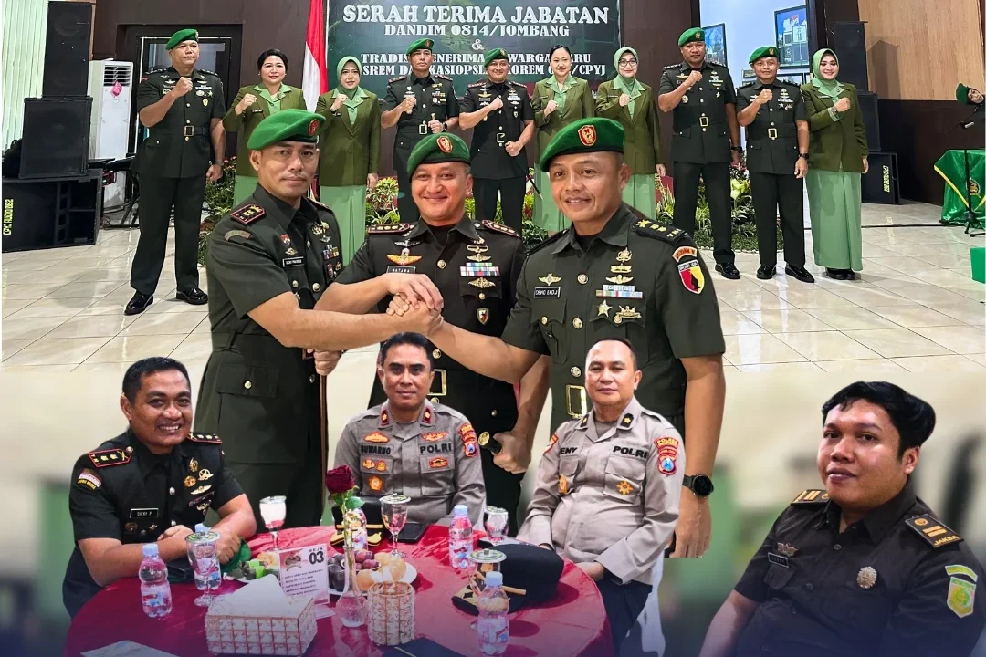 SERTIJAB DANDIM 0814 DAN PENERIMAAN KASIOPSLAT KOREM 082/CPYJ*