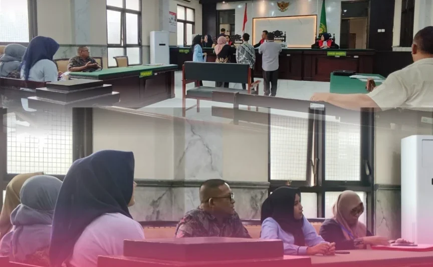 JAKSA PENGACARA NEGARA PADA KEJAKSAAN NEGERI KOTA MOJOKERTO MELAKSANAKAN SIDANG PERDATA DENGAN AGENDA PEMBUKTIAN AWAL DARI PIHAK PENGGUGGAT DAN PARA TERGUGAT