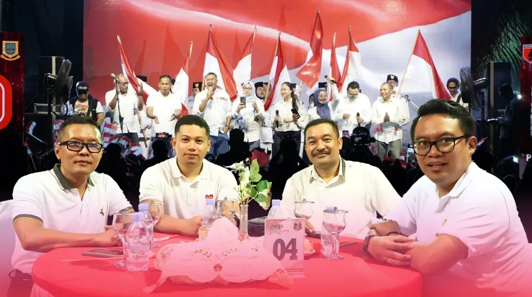 PANGGUNG HIBURAN RAKYAT YANG DIGELAR DALAM RANGKA MEMPERINGATI HARI ULANG TAHUN (HUT) KE-77 KOREM 082/CPYJ SEKALIGUS MEMERIAHKAN HUT KE-80 KEMERDEKAAN REPUBLIK INDONESIA