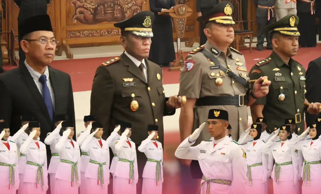 PENGUKUHAN PASUKAN PENGIBAR BENDERA PUSAKA (PASKIBRAKA) KOTA MOJOKERTO TAHUN 2025