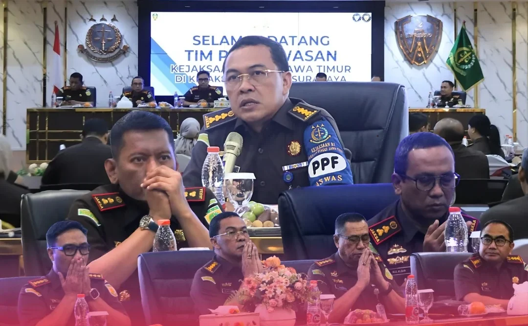 PELAKSANAAN INSPEKSI UMUM DAN EVALUASI YANG DISELENGGARAKAN OLEH KEJAKSAAN TINGGI JAWA TIMUR