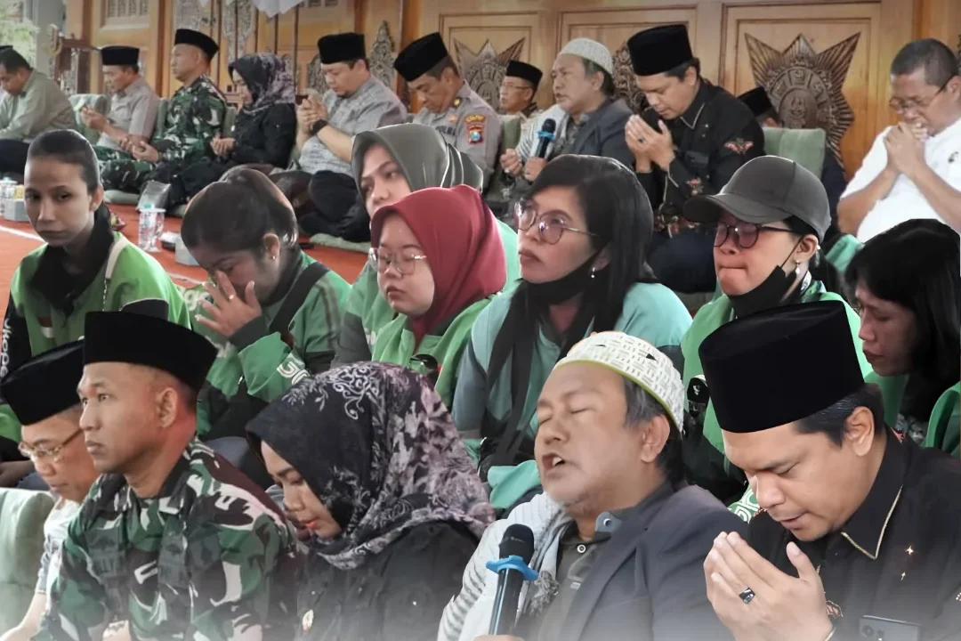 ISTIGHOSAH BERSAMA FORKOPIMDA DAN DRIVER ONLINE KOTA MOJOKERTO