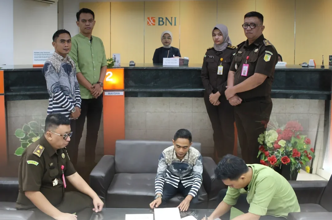 PENYERAHAN UANG TITIPANPERKARA DUGAAN TINDAK PIDANA KORUPSI PADA PEKERJAAN PEMBANGUNAN KAPAL MAJAPAHIT KOTA MOJOKERTO TAHUN ANGGARAN 2023