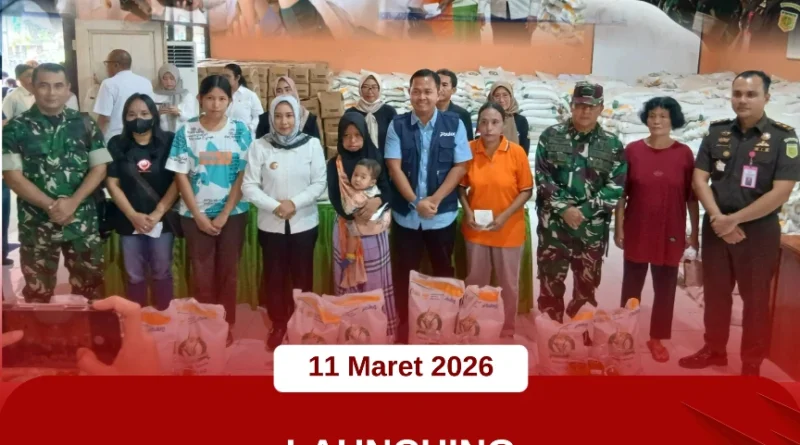 Launching Penyaluran Bantuan Pangan Beras dan Minyak Bulan Februari dan Maret Tahun 2026