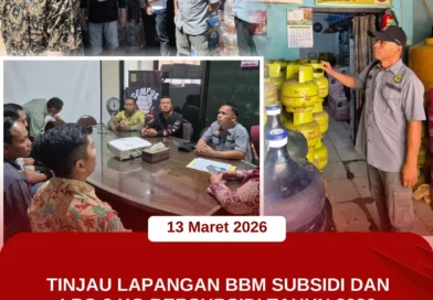 Tinjau Lapangan BBM Subsidi dan LPG 3 Kg Bersubsidi Tahun 2026