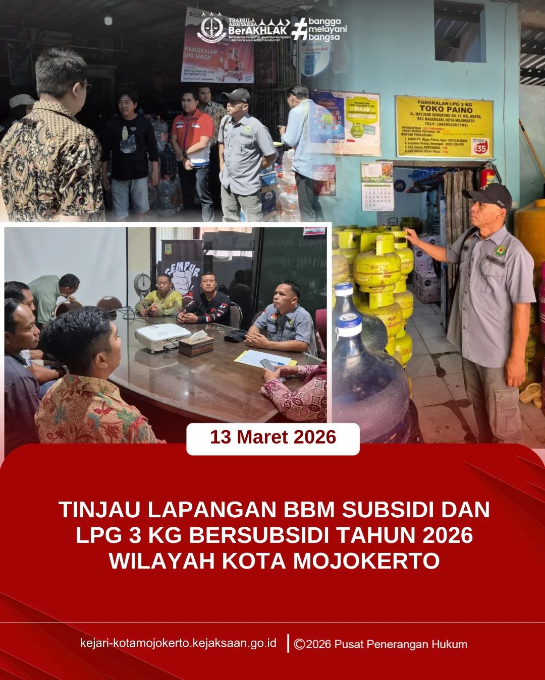 Tinjau Lapangan BBM Subsidi dan LPG 3 Kg Bersubsidi Tahun 2026