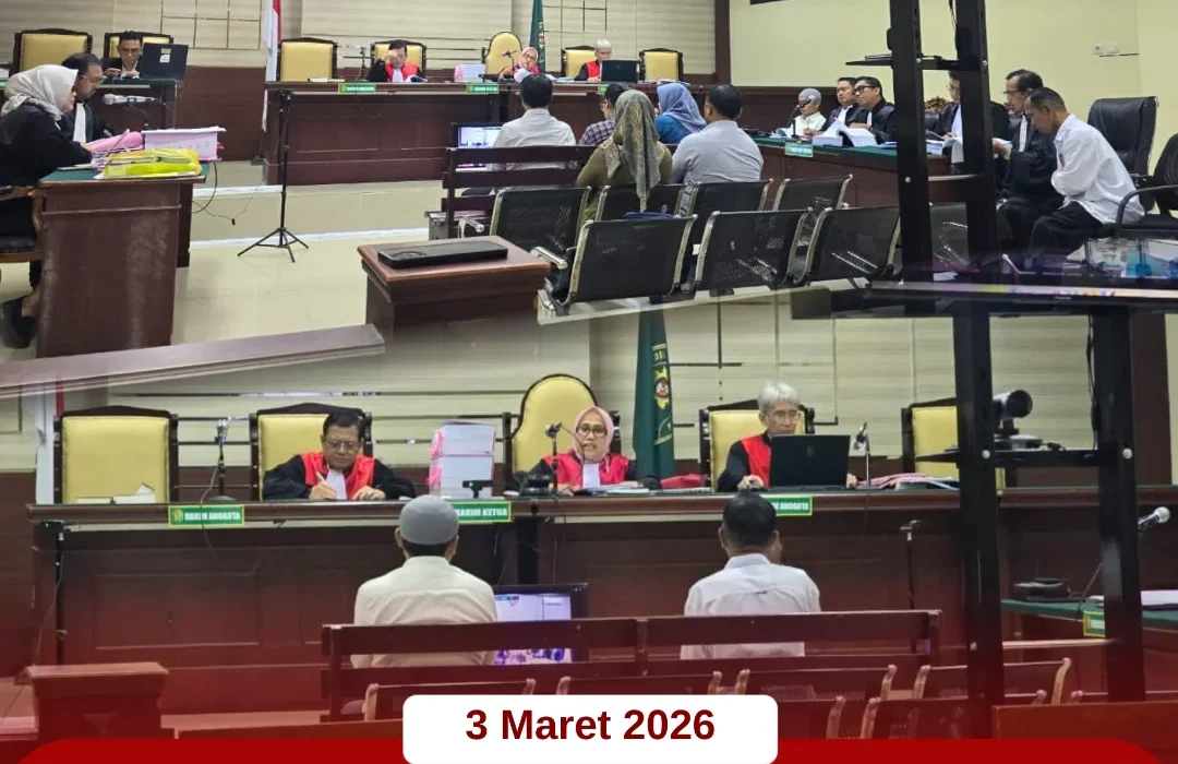 Sidang Perkara Tindak Pidana Korupsi pada Bank Perekonomian Rakyat Syariah