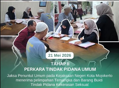 Proses Pelimpahan Tersangka dan Barang Bukti (Tahap II) Tindak Pidana Umum