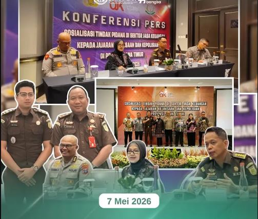 Konferensi Pers Sosialisasi Tindak Pidana Di Sektor Jasa Keuangan