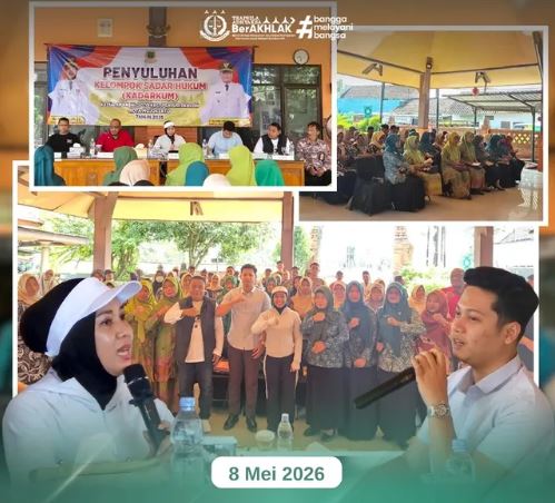 Penyuluhan Keluarga Sadar Hukum (Kadarkum) pada Kelurahan Blooto
