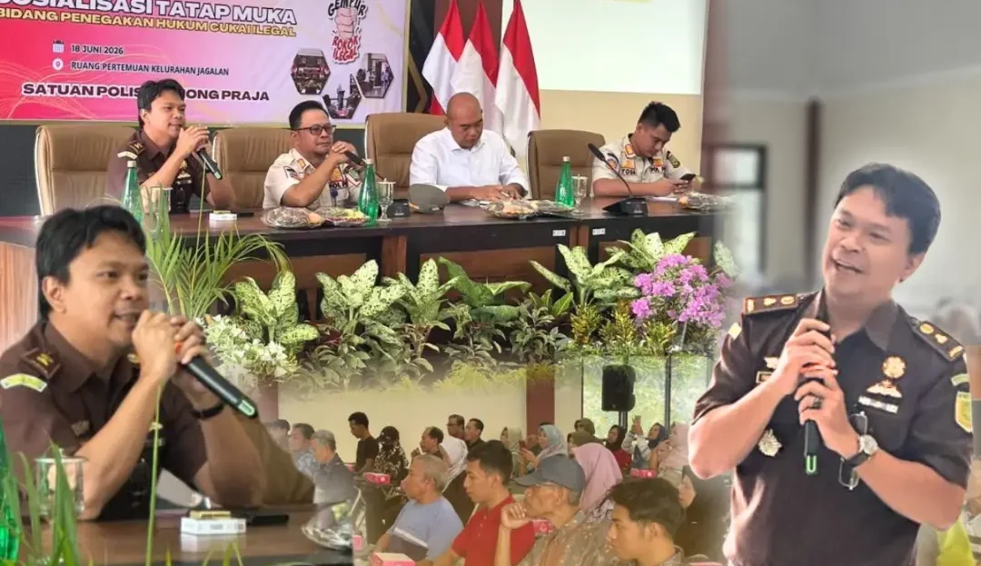 SOSIALISASI TATAP MUKA “GEMPUR ROKOK ILEGAL”