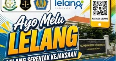 Lelang Serentak Barang Rampasan Negara Periode Agustus 2026