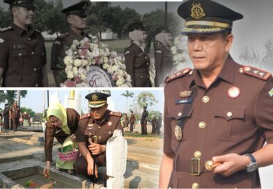 DALAM RANGKA MEMPERINGATI HARI LAHIR KEJAKSAAN REPUBLIK INDONESIA KE-81 TAHUN 2026 DI MAKAM PAHLAWAN (TMP) GAJAH MADA KOTA MOJOKERTO